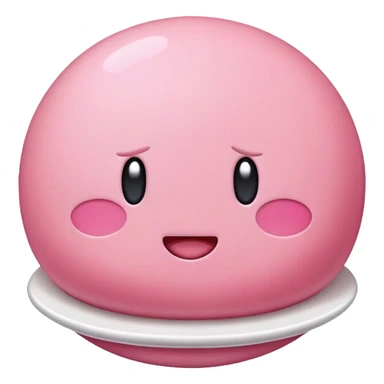 Cooked Kirby sticker