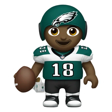 Philadelphia Eagles jersey sticker