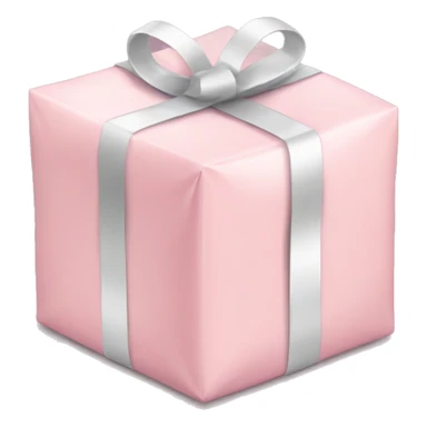 light pink package sticker