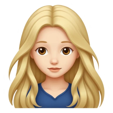 Beautiful cute girl sticker