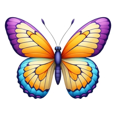 Realistic butterfly  sticker