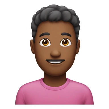 A pink jellybean sticker