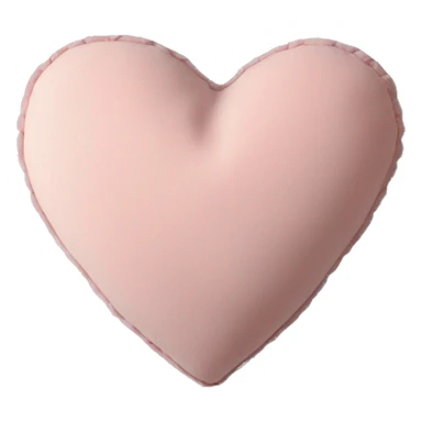 Pillow light pink heart vintage sticker