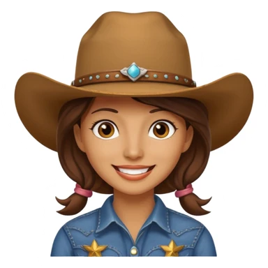 cowgirl sticker