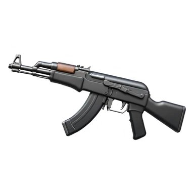 AK 47 black  sticker