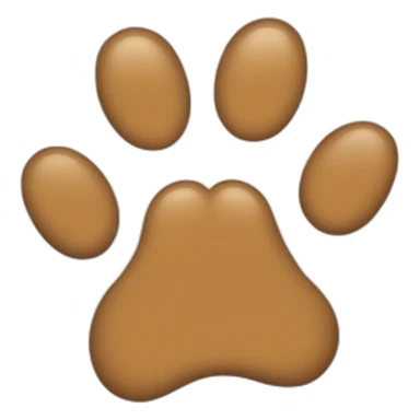 dog paw with pc sticker