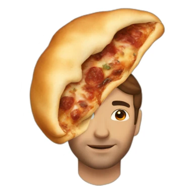 human calzone sticker
