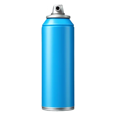 spray can, color blue, regular small spray nozzle sticker