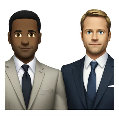 Harvey Specter and Mike Ross sticker