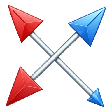 Make me an emoji to my school Holy cross davao college  representing this three colors ❤️💙🤍 make it like an double arrow down. sticker