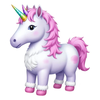 Unicorn with pink crocs sticker