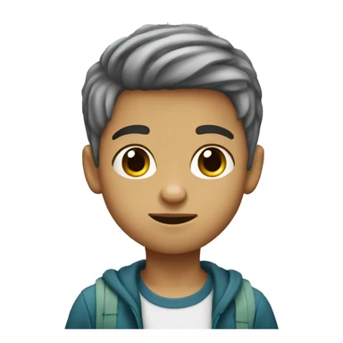 kid with tourettes who has short hair and is south african lightskin sticker