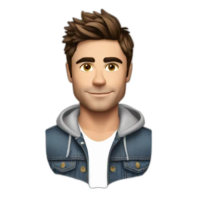 zac efron sticker