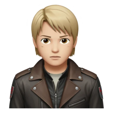 Leon Kennedy from resident evil 4 remake sticker