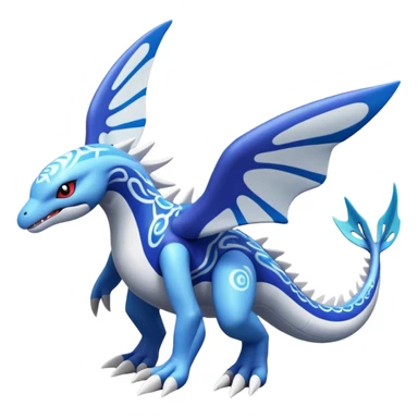 Dialga-Kyogre-Dragonair-Latios-Pokémon-Fakémon-creature sticker