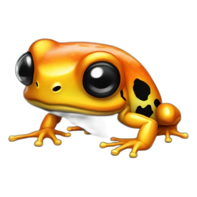 Poison frog ninja sticker