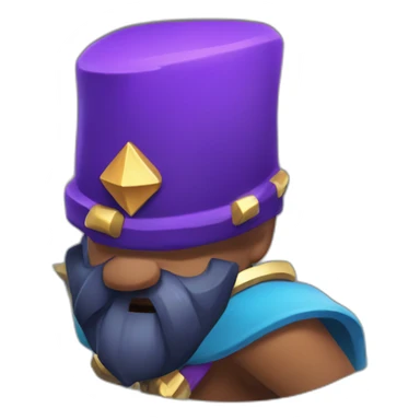 sorcière clash royale sticker