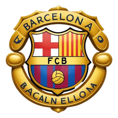 El escudo del Barcelona  sticker