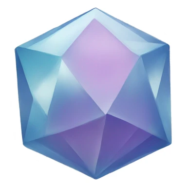 geometrical gem sticker