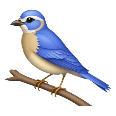 blue lark sticker