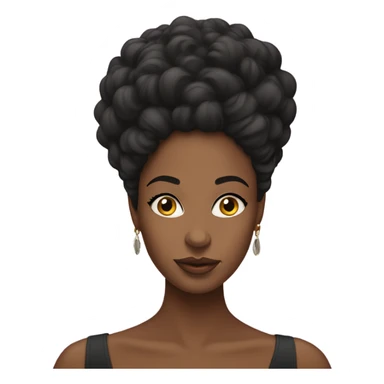 coquette black women sticker