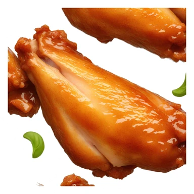 Chicken wings meat sticker
