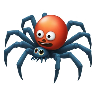 clown spider sticker