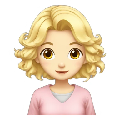 cute-blonde-anime-girl sticker