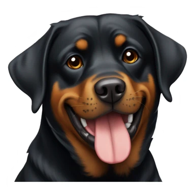 Rottweiler and Labrador mix sticker