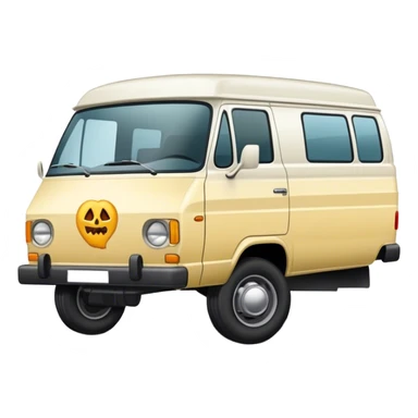 Van cannibalising another van sticker