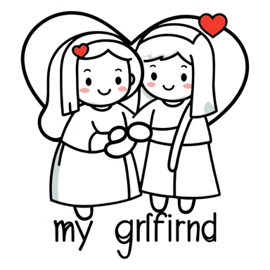 I love my girlfriend  sticker