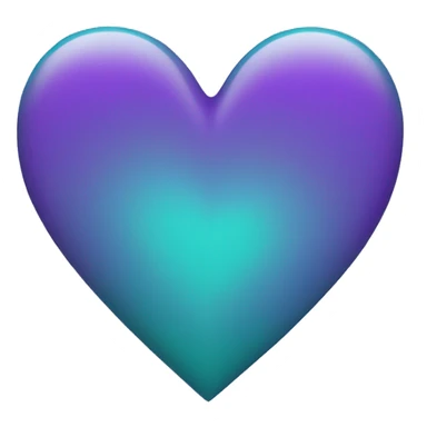 Teal and Purple Heart  sticker