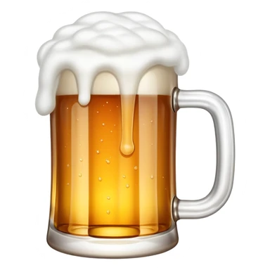 Tsingtao beer mug with foam sticker