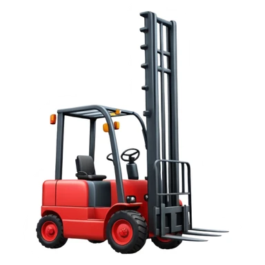 red forklift sticker