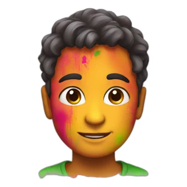 Holi sticker