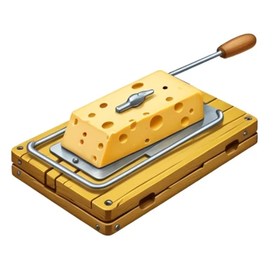 mousetrap with cheese sticker