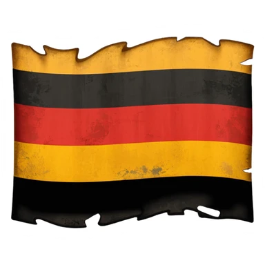 German flag 1945 year  sticker