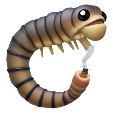 Bobbit Worm smoking sticker
