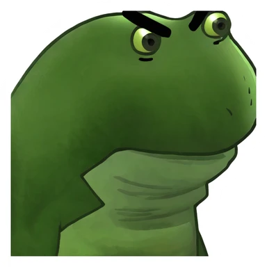 Buff guy with small head sticker