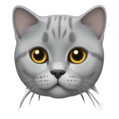 British Shorthair grey sticker