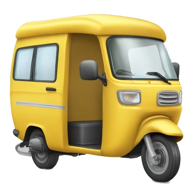 yellow 3 wheel￼ van ￼  sticker