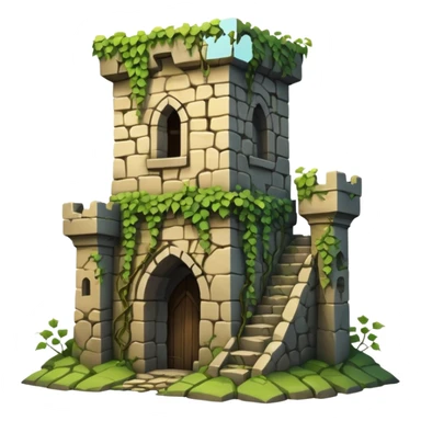 ruined castle sticker