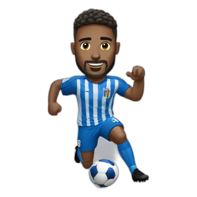Football player playing the real sociedad  sticker