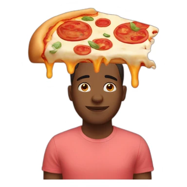 Dreaming about pizza sticker