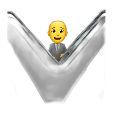 escalator hankey sticker