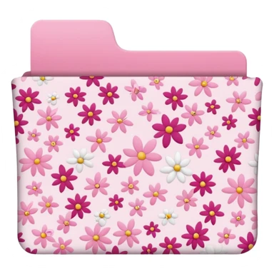 mix light pink dark pink and white girly folder sticker