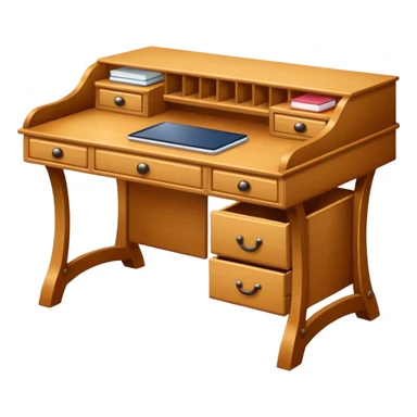 Writing desk sticker