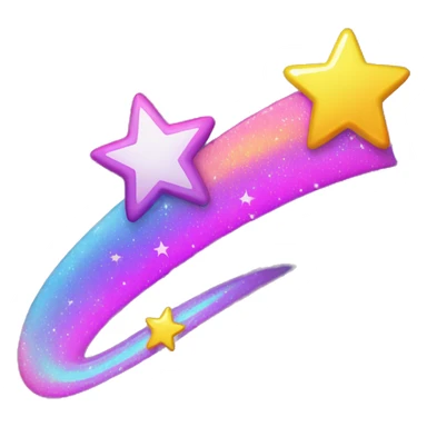 lisa frank shooting star sticker