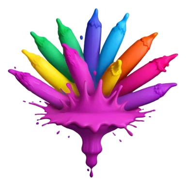 emoji for happy holi sticker