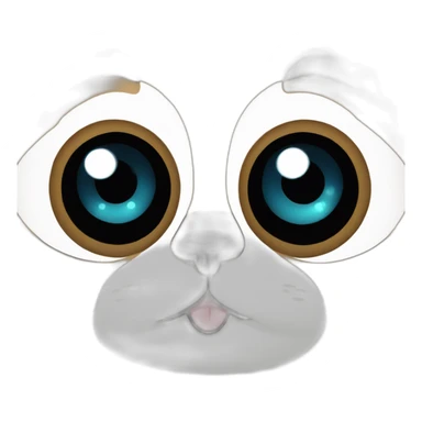 Loris lent avec des yeux en forme de cœur  sticker